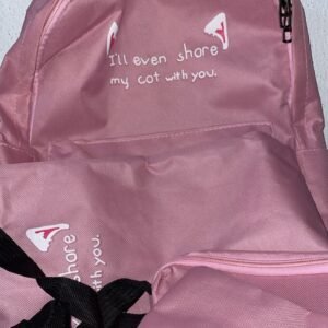 2IN1 PINK SCHOOL BAG