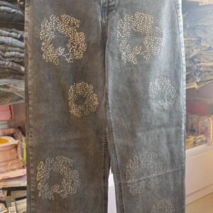 BAGGY RHINESTONE JEAN 0119 SIZE 32,34